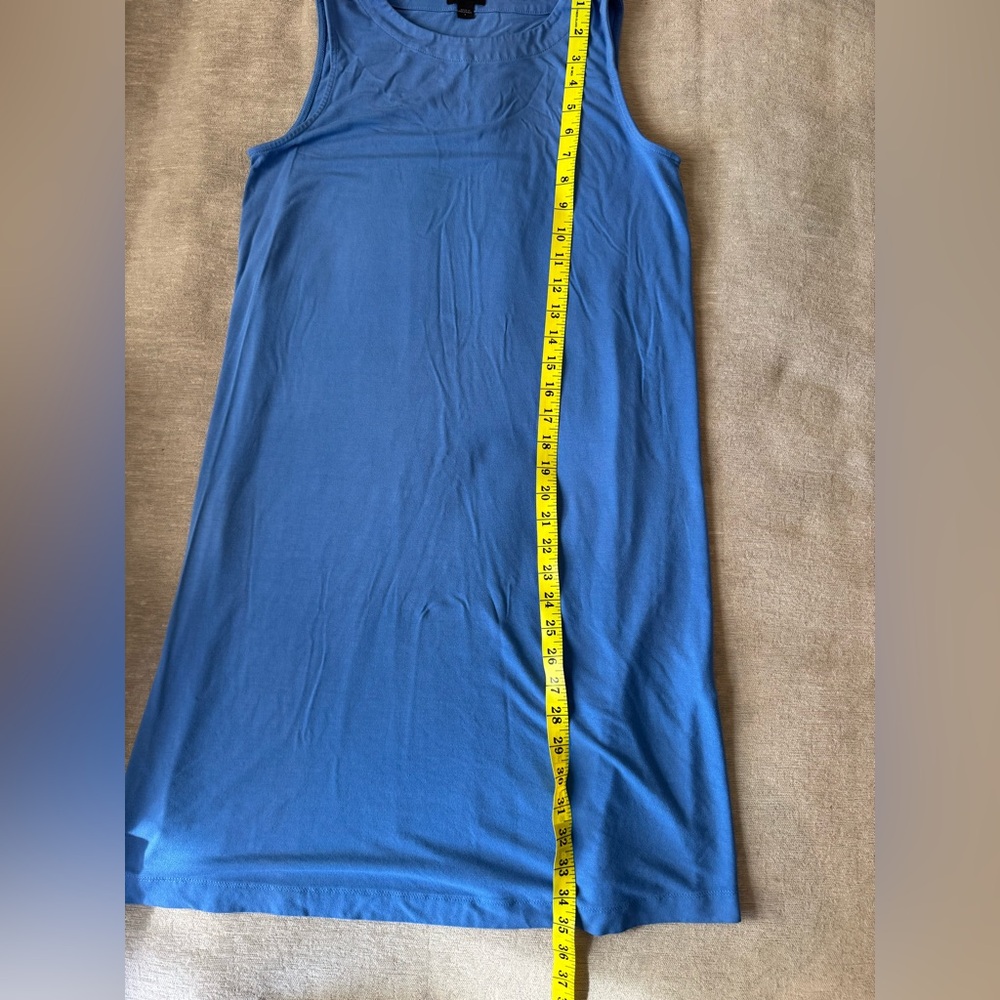 J.Jill Wearever Collection Sleeveless Blue A-Line Midi Dress – Size Small - Picture 9 of 9